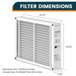 16x20x4 MERV 11 Air Filter 2-Pack