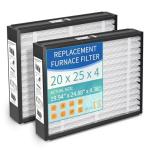 20x25x4 MERV 13 Replacement Air Filters - 2 Pack