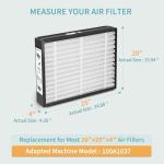 20x25x4 MERV 13 Replacement Air Filters - 2 Pack