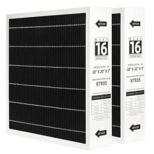 Vilaso 20x20x5 MERV 16 Furnace Air Filter 2-Pack
