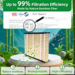 Biodegradable Bamboo Air Filter Replacement MERV 13
