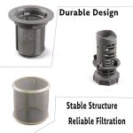 IRIVER Dishwasher Mesh Micro Filter Replacement, Grey