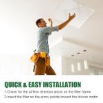 16x26x5 MERV 16 Carbon Clean Filter 2-Pack