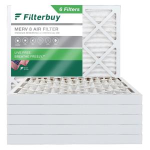 12x12x2 MERV 8 Pleated Air Filter (6-Pack)