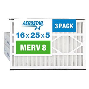 Aerostar 16x25x5 MERV 8 HVAC Air Filters
