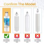 ICEPURE 3-Pack Water and Air Filters for LG