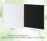 Aunifun Activated Carbon Replacement Filter Set