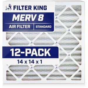 14x14 Air Filters | 12-Pack | MERV 8