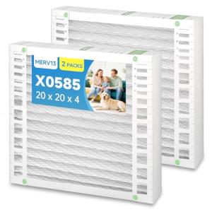 X0585 MERV 13 Air Filter 20x20x4.5 (2 Pack)