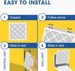 Aerostar 20x20x4 MERV 8 Air Filter 2-Pack