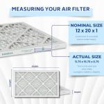 Handua MERV 11 Air Filter 12x20x1, 4 Pack