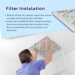 Handua MERV 11 Air Filter 12x20x1, 4 Pack