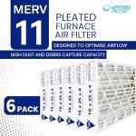 United Filter 16x25x4 MERV 11 Air Filter Pack