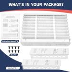 BETTFILTER 16x20x4 MERV 11 Air Filter Pack