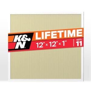 K&N 12x12x1 Washable HVAC Air Filter MERV 11