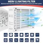 BETTFILTER 16x20x4 MERV 11 Air Filter Pack