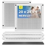 Aliveair MERV 11 20x24x4 Air Filter 2-Pack