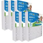 AIRX MERV 8 Electrostatic Pleated Air Filters 6 Pack