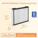 WATTRIP 3-Pack Replacement Air Filters for AprilAire