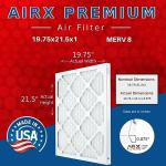 AIRX Wicked Clean MERV 8 Air Filters 6 Pack