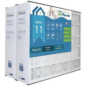 AirPurete MERV 11 Air Filter Pack of 2