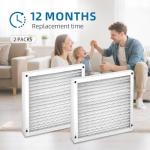 Aliveair MERV 11 20x24x4 Air Filter 2-Pack
