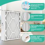 MERV13 Air Filter 25.5"x20"x4.7" - 2 Packs