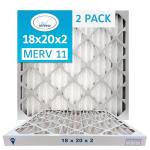 18x20x2 MERV 11 Pleated Air Filters (2-Pack)