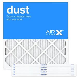 AIRx Dust 24x25x1 MERV 8 Pleated Filters 6-Pack