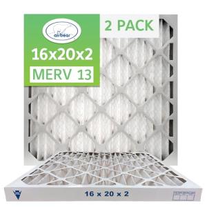 16x20x2 MERV 13 Air Filter 2-Pack