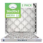 16x20x2 MERV 13 Air Filter 2-Pack