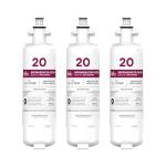 Brio Replacement Filters for LG, Kenmore - 3 Pack