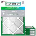 Filterbuy 19x21x1 MERV 8 Air Filters (5-Pack)