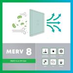 16x18 MERV 8 HVAC Air Filter Replacement