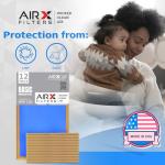 16x22x1 Basic Air Filter Bundle - 12 Pack