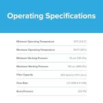 Brio NSF Certified Refrigerator Filter for Blomberg