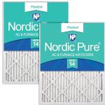 Nordic Pure 12x16x1 Pleated MERV 14 Filters 2-Pack