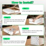 2-Pack MERV 13 Air Filters 20.2"x26"x4.7