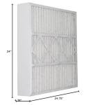 Aerostar 24x25x4 MERV 11 Pleated Air Filters