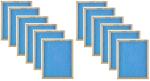20 x 22-1/4 Blue Fiberglass Furnace Filters - 12 Pack