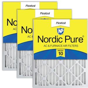 Nordic Pure MERV 10 Air Filters 3 Pack