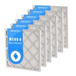 SpiroPure MERV 8 Pleated Air Filters (6 Pack)