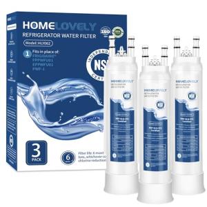HOMELOVELY Water Filter Replacement, 3 Pack