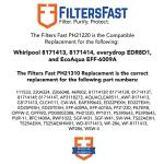 Filters Fast PH21220 Compatible Refrigerator Water Filter