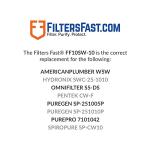 Filters Fast Compatible 10-Inch Water Filter Cartridge