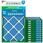 14x24x1 MERV 13 Air Filters, 12-Pack