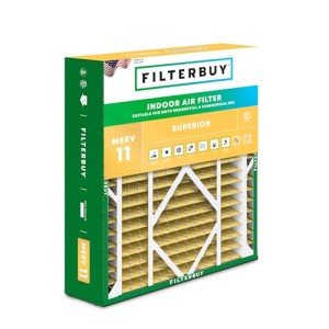 Filterbuy 21x24.5x5 Air Filter MERV 11 Allergen Defense (1-Pack), Pleated HVAC AC Furnace Air Filters Replacement for Rheem, Ruud, and Protech (Actual Size: 21.50 x 23.50 x 1.75 Inches)