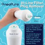 Neo-Pure 2"x6" Inline Water Filter with Sediment Pad