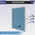 KFAFK0412XXL Filter - 21 1/2 x 23 1/2 x 1, Replacement for Bryant/Carrier/Payne Fan Duct Coil Filter KFAFK0412XXL Washable Reusable, Ac Filter KFAFK0412XXL -21.5 x23.5 x1 for Models FA4CNC060,1-Pack