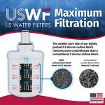 USA Made Refrigerator Water Filter 2-Pack